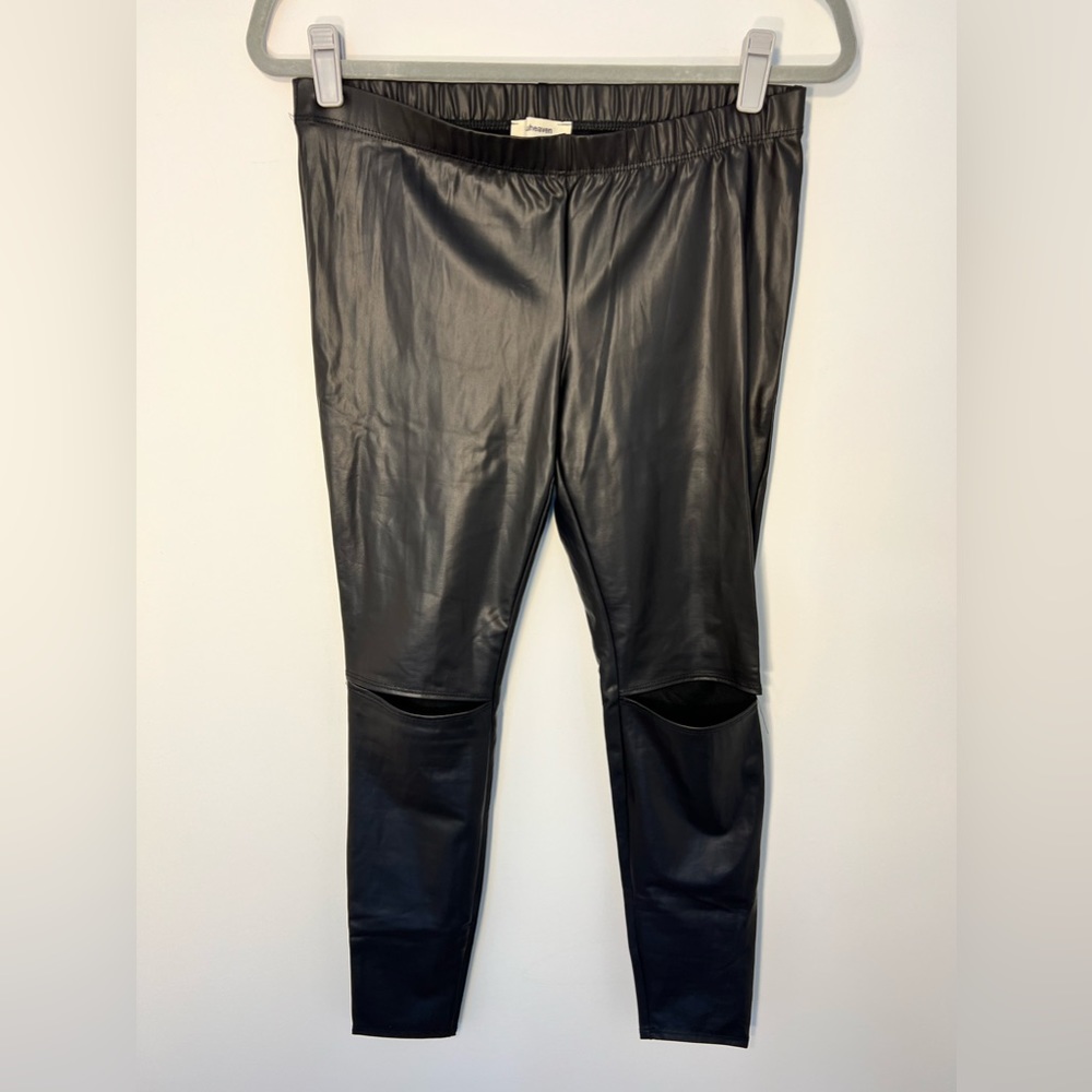 Blu heaven vegan leather leggings NWOT - Picture 1 of 4